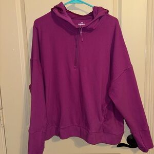 Under Armour Plum Quarter-Zip Top